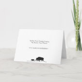 オレンジ体操グリーティングカード カード (裏面)