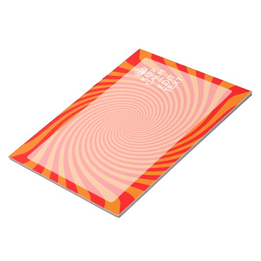 オレンジ保の渦に対する静鮮やかかなことわざ ノートパッド (アングル)