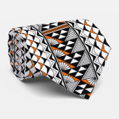 オレンジ先住民サンアンドレインタイ ネクタイ (ロール)