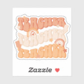 オレンジ先生先生先生レトロビニールステッカー シール (シート)