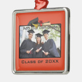 オレンジ写真の追加/卒業1年 メタルオーナメント (左)