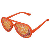 オレンジ写真 アビエーターサングラス (アングル)