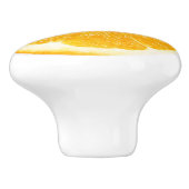 オレンジ切れの食器棚のノブ セラミックノブ (側面)