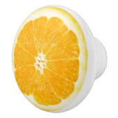 オレンジ切れの食器棚のノブ セラミックノブ (右)