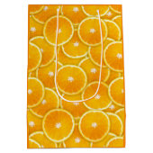 オレンジ切れ ミディアムペーパーバッグ (裏面)