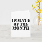 オレンジ刑務所の刑務所囚人の面白いハロウィーン カード (黄色い花)