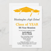 オレンジ卒業キャップズクラス懇親会 招待状 (正面/裏面)