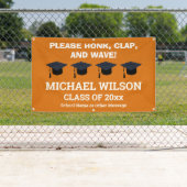 オレンジ卒業祝い卒業パーティー 横断幕 (インサイチュ)