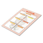 オレンジ博士格言看護学生スキルテンプレート ノートパッド (アングル)