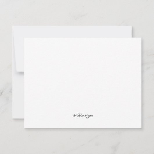 オレンジ及びティール（緑がかった色）の夏の花の応答/RSVPカード 出欠カード (裏面)