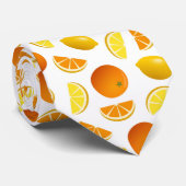 オレンジ及びレモン ネクタイ (ロール)