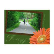 オレンジ及び緑ガーベラのデイジーは結婚式感謝していしています