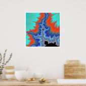 オレンジ反転 ポスター (キッチン)