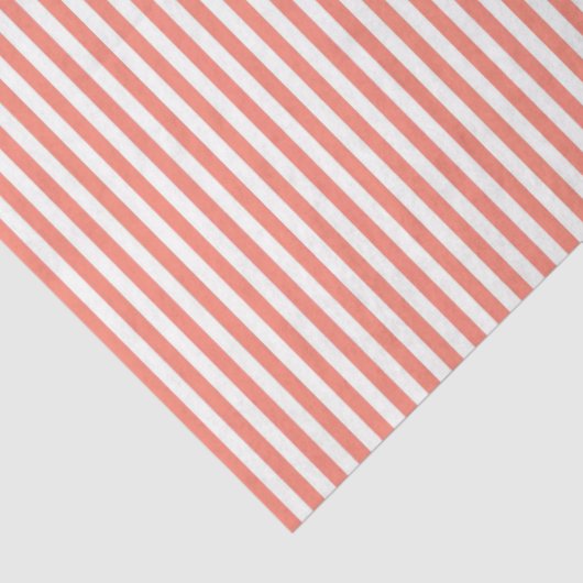 オレンジ名門私立校風の色の白ストライプ色のギフトラップおもしろい 薄葉紙 (詳細)