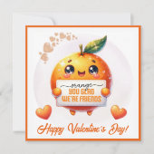 オレンジ君と友達でよかったバレンタインカスタム シーズンカード (正面)