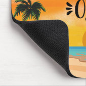 オレンジ図解入りの、写真付きのグッドビーブのみ マウスパッド (コーナー)