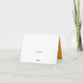 オレンジ図解入りの、写真付きのスライスのフルーツフードパターン サンキューカード (裏面)