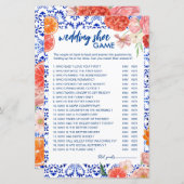 オレンジ地中海のの結婚シューゲーム (正面/裏面)