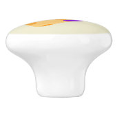 オレンジ夏のビーチ波ビーチサンダルドアノブ セラミックノブ (側面)