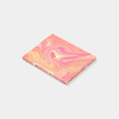 オレンジ大理石ポストイット ポストイット (アングル)