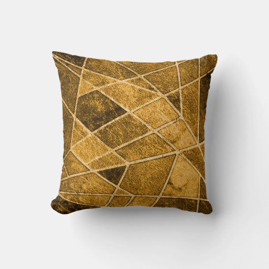 オレンジ大理石 クッション (正面)