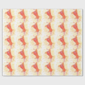 オレンジ妖精 ラッピングペーパー (フラット)