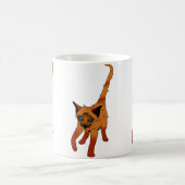 オレンジ子ネコ コーヒーマグカップ (中央)