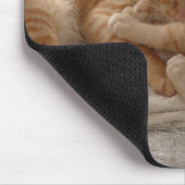 オレンジ子ネコ マウスパッド (コーナー)