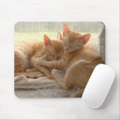 オレンジ子ネコ マウスパッド (マウス)