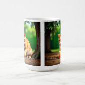 オレンジ子猫 コーヒーマグカップ (中央)