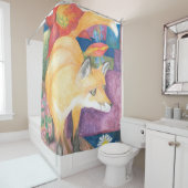 オレンジ孤のシャワー・カーテン シャワーカーテン (インサイチュ)