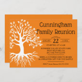 オレンジ家族会の系譜のシルエット セーブザデート (正面/裏面)