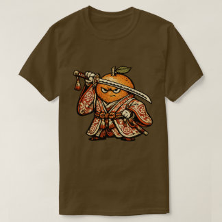 オレンジ将校 — 面白い果物の高位侍 Tシャツ