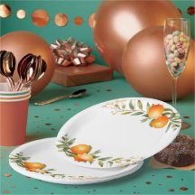 オレンジ小さなかわいこちゃんベビーシャワー