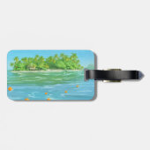 オレンジ島 ラゲッジタグ (裏面横)