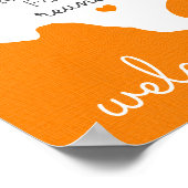 オレンジ州のテキサス州ファミリー懇親会ポスター ポスター (角)