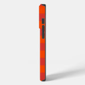 オレンジ市松模様に色のギンガムパターン Case-Mate iPhoneケース (裏面 / 左)