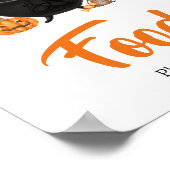 オレンジ幽霊ハロウィーンベビーは醸造食品 ポスター (角)