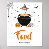 オレンジ幽霊ハロウィーンベビーは醸造食品 ポスター (正面)