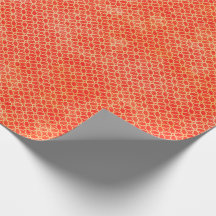 オレンジ幾何学的なパターン