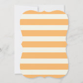 オレンジ建築トイバックホー 招待状 (裏面)