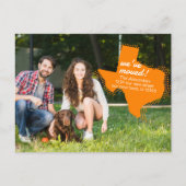 オレンジ引っ越しました-点々のあるテキサス州移動中 ポストカード (正面)