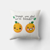 オレンジ引用文 クッション (裏面)