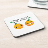 オレンジ引用文 コースター (左側)