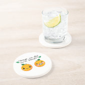 オレンジ引用文 コースター (側面)