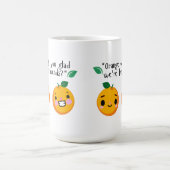 オレンジ引用文 コーヒーマグカップ (中央)