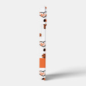 オレンジ応援ハート、ポンポン、メガフォンパターン Case-Mate iPhoneケース (裏面 / 右)