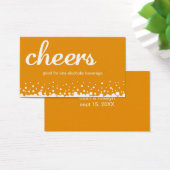 オレンジ応援バ結婚ブルのカスタムチケット (デスク)