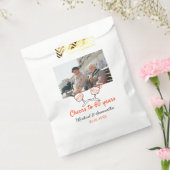 オレンジ応援60周年結婚の フェイバーバッグ (封をした状態)