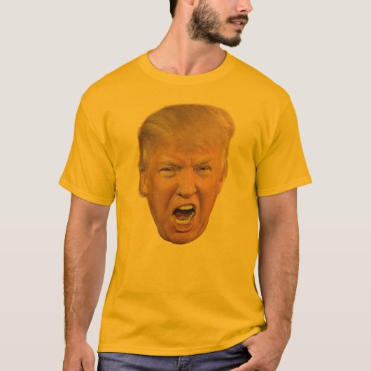 オレンジ怒トランプ Tシャツ (正面)